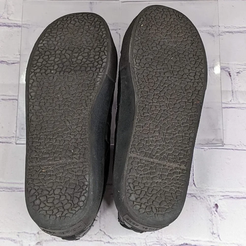 Michael Kors Cali Tracie Black Moc Logo Quilted Flats